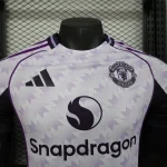 2025/2026 Player Version Manchester United Pecial Edition White Purple Football Shirt 1:1 Thai Quality