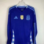 2024 Argentina Away Long Sleeve Football Shirt 1:1 Thai Quality