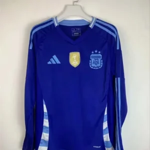 2024 Argentina Away Long Sleeve Football Shirt 1:1 Thai Quality
