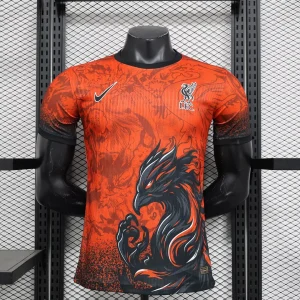 2024/2025 Player Version Liverpool Special Edition Orange Soccer Jersey 1:1 Thai Quality
