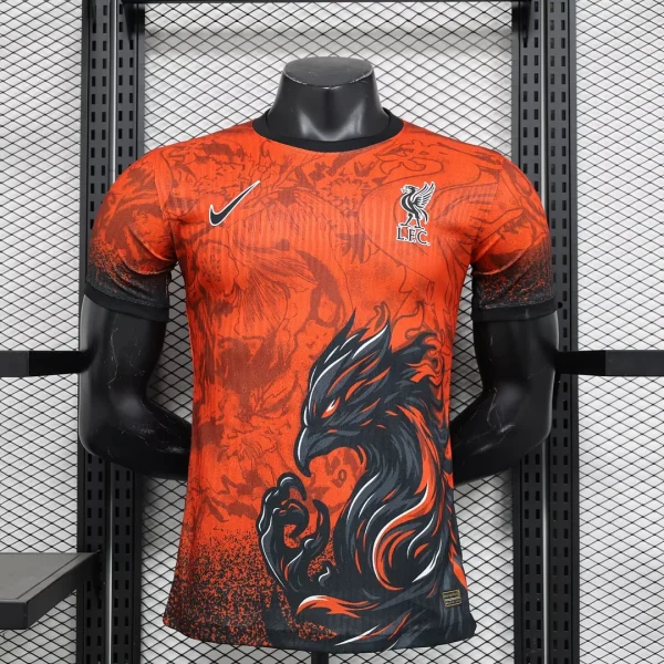 2024/2025 Player Version Liverpool Special Edition Orange Soccer Jersey 1:1 Thai Quality