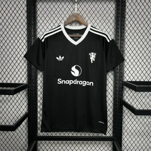 2024/2025 Manchester United Training Suit Black Football Shirt 1:1 Thai Quality