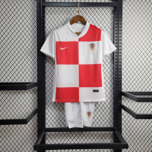 2024 Croatia National Team Home Football Shirt 1:1 Thai Quality Kids Size