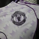 2025/2026 Player Version Manchester United Pecial Edition White Purple Football Shirt 1:1 Thai Quality