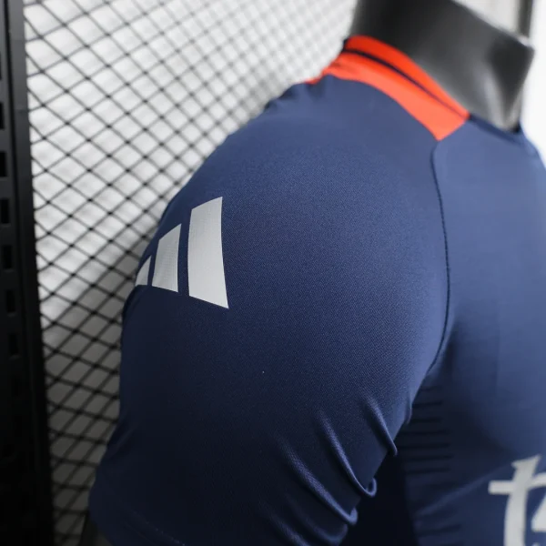 2024/2025  Player Version Manchester United Training Suit Dark Blue Football Shirt 1:1 Thai Quality