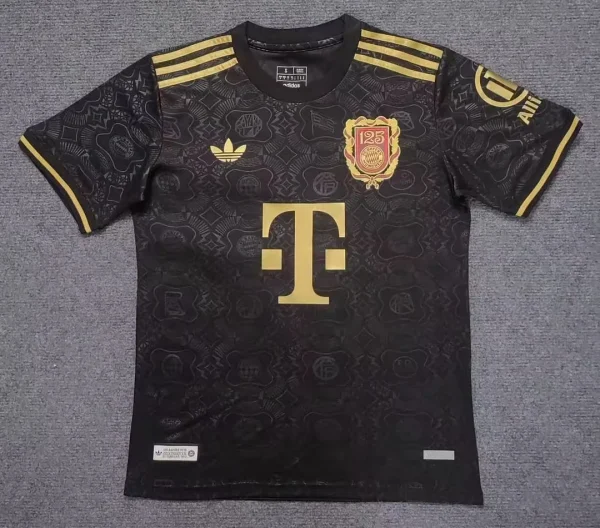 2025/2026 Bayern Munich 125th Anniversary Edition Black Football Shirt 1:1 Thai Quality