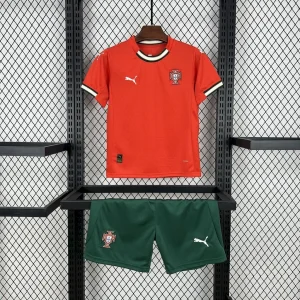 2025 Portugal Home Football Shirt 1:1 Thai Quality Kids Size