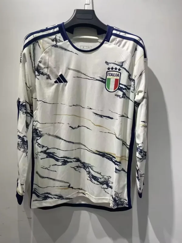 2023/2024 long sleeve Italy Away Soccer Shirt 1:1 Thai quality