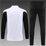 2023/2024 Bayern Half-Pull Training Suit Whtie Football Shirt 1:1 Thai Quality