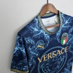 2022 Italy Commemorative Edition Blue Soccer Shirt