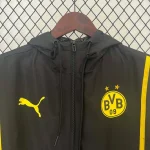 2024/2025 Dortmund Windbreaker Black Football Shirt 1:1 Thai Quality