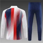 2023/2024 Barcelona Half-Pull Training Suit Wear Red White Blue Jersey Set