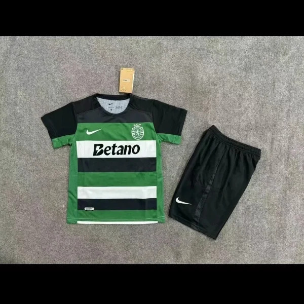2024/2025 Sporting Lisbon Home Football Shirt 1:1 Thai Quality Kids Size