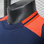 2024/2025  Player Version Manchester United Training Suit Dark Blue Football Shirt 1:1 Thai Quality