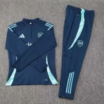 2024/2025 Arsenal Half-Pull Training Suit Royal Blue Football Shirt 1:1 Thai Quality