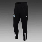 2023 Algeria National Team Half-Pull Training Suit Black Shirt
