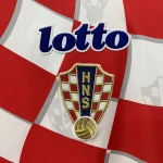 1998 Retro Croatia Home Soccer Shirt