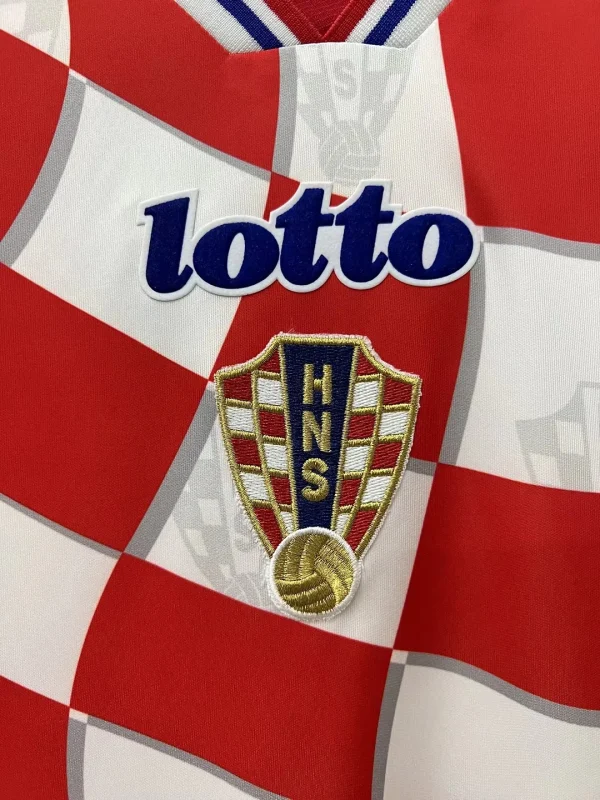 1998 Retro Croatia Home Soccer Shirt
