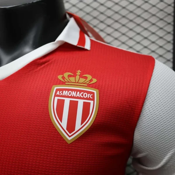 2024/2025 Player Version Monaco Home Football Shirt 1:1 Thai Quality