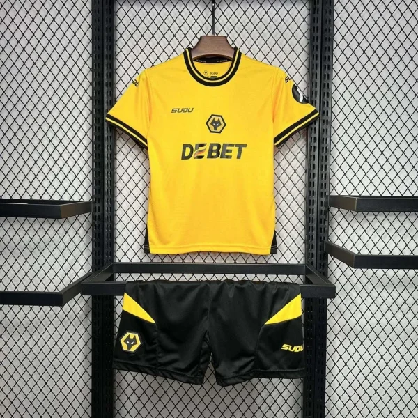 2024/2025 Wolverhampton Wanderers Home Football Shirt 1:1 Thai Quality Kids Size