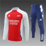 2024/2025 Arsenal Half-Pull Training Suit Red Football Shirt 1:1 Thai Quality