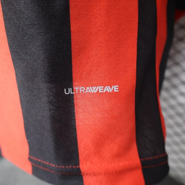 2024/2025 Player Version AC Milan 125th Anniversary Edition Red Long Sleeve Football Shirt 1:1 Thai Quality