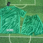 2024/2025 Barcelona Goalkeeper Green Football Shirt 1:1 Thai Quality Kids Size