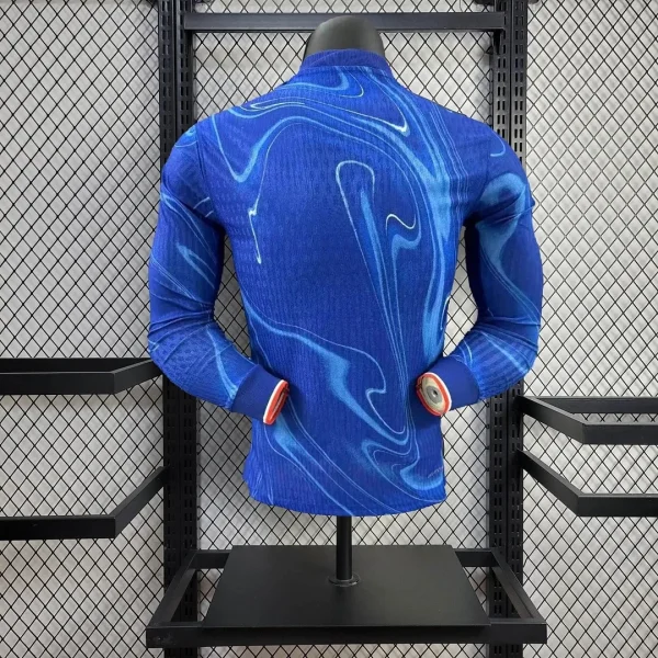 2024/2025 Player Version Chelsea Home  Long Sleeve Football Shirt 1:1 Thai Quality (with sponsor)