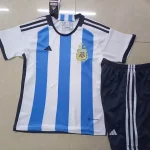 2022 FIFA World Cup Argentina National Team Home Jersey Kids Size