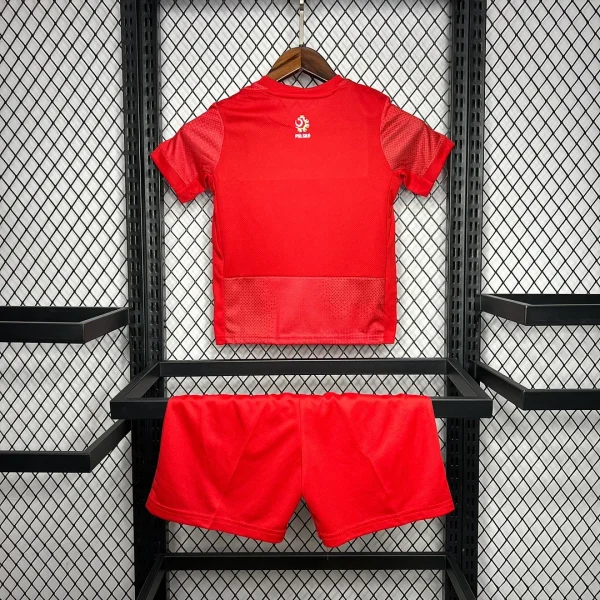2024 Poland National Team Home Football Shirt 1:1 Thai Quality Kids Size