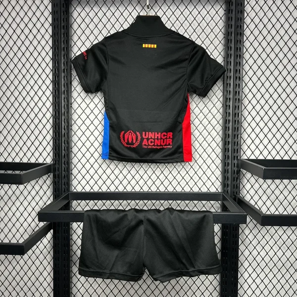 2024/2025 Barcelona Away Football Shirt 1:1 Thai Quality Kids Size (with sponsor)