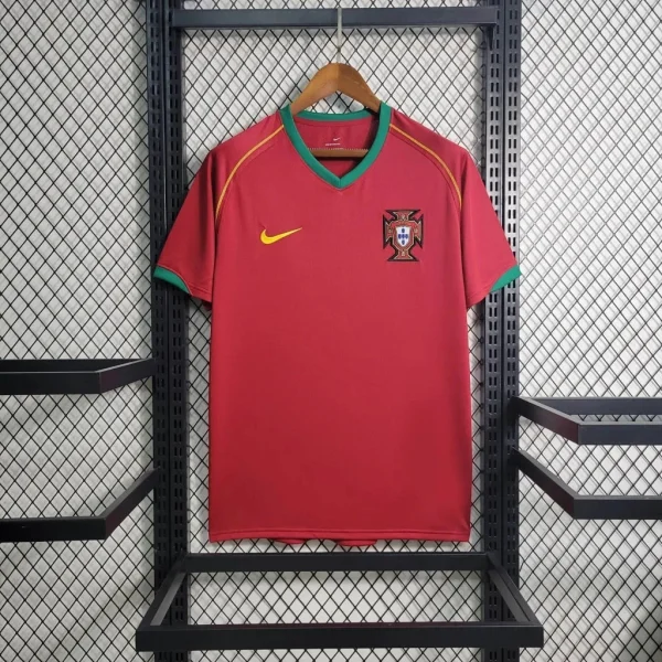 2006 Retro Portugal Home Football Shirt 1:1 Thai Quality