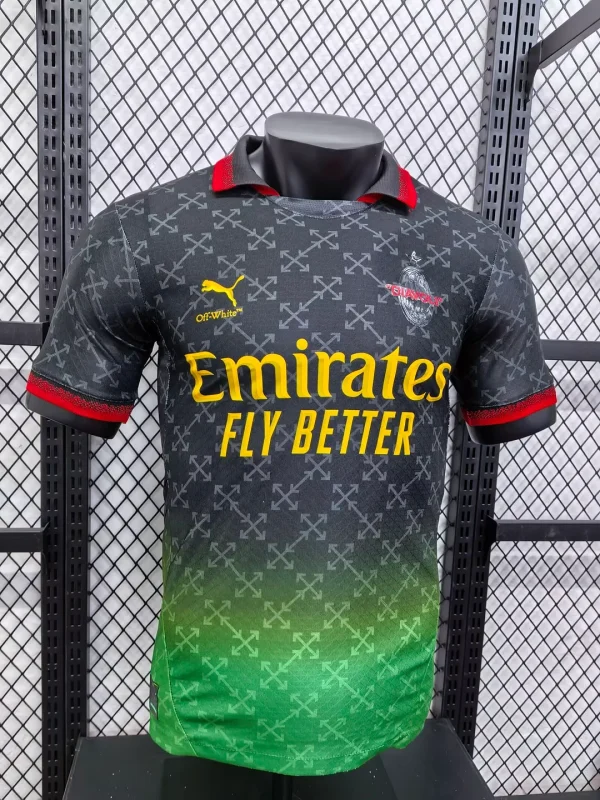 2025/2026 Player Version AC Milan Special Edition Black Football Shirt 1:1 Thai Quality
