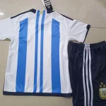 2022 FIFA World Cup Argentina National Team Home Jersey Kids Size
