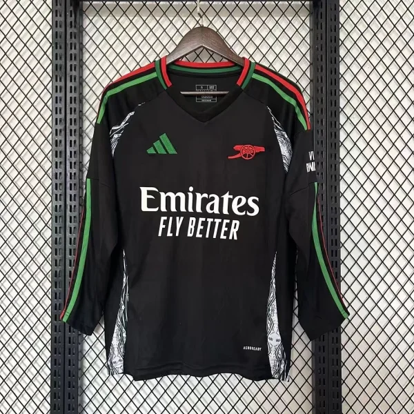 2024/2025 Long Sleeve Arsenal Away Football Shirt 1:1 Thai Quality