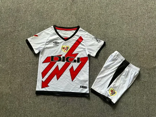 2024/2025 Vallecano Home Football Shirt 1:1 Thai Quality  Kids Size