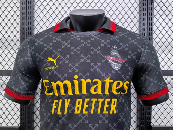 2025/2026 Player Version AC Milan Special Edition Black Football Shirt 1:1 Thai Quality