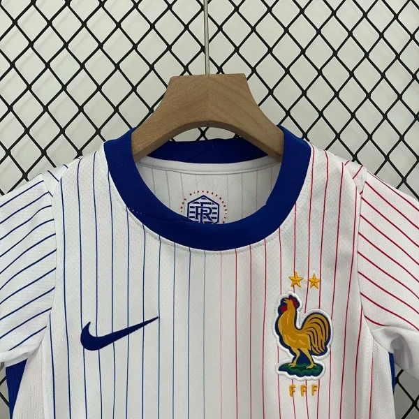 2024 France Away Football Shirt 1:1 Thai Quality Kids Size