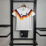 1990 Retro Soccer Jersey Germany Home Kids Size