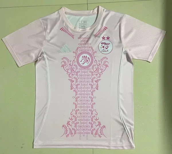 2024/2025 Algeria National Team Special Edition Pink Football Shirt 1:1 Thai Quality