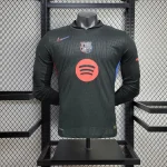 2024/2025 Player Version Long Sleeve Barcelona Away Football Shirt 1:1 Thai Quality