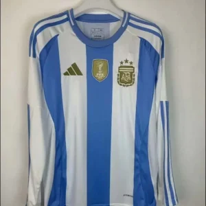 2024 Argentina Home Long Sleeve Football Shirt 1:1 Thai Quality