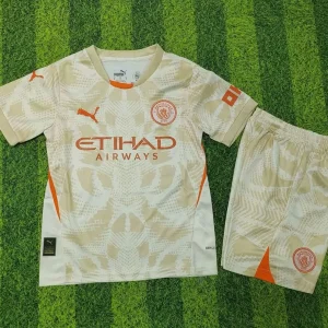 2024/2025 Manchester City Goalkeeper Football Shirt 1:1 Thai Quality Kids Size