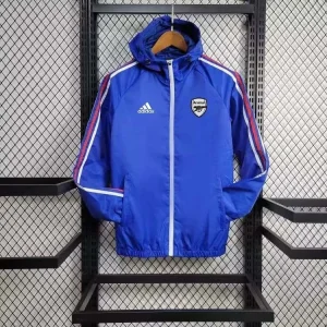 2024/2025 Arsenal Windbreaker Blue Football Shirt 1:1 Thai Quality