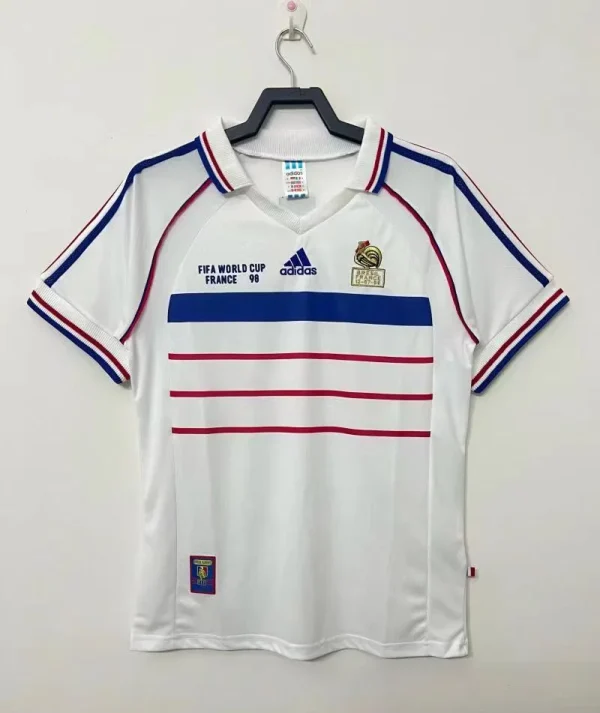 1998 Retro France Away Football Shirt