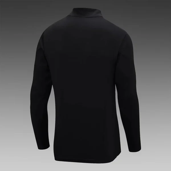 2023 Algeria National Team Half-Pull Training Suit Black Shirt