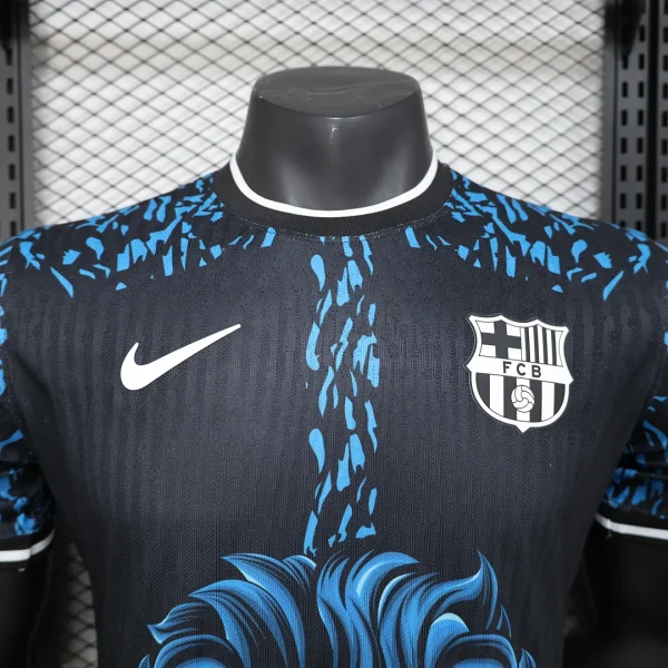 2024/2025 Player Version Barcelona Lion Head Special Edition Blue Football Shirt 1:1 Thai Quality