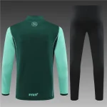 2023 Algeria National Team Half-Pull Training Suit Green Shirt