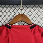 2023/2024 Manchester United Home Football Shirt 1:1 Thai Quality Kids Size