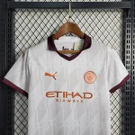 2023/2024  Manchester City Away Football Shirt 1:1 Thai Quality Kids Size